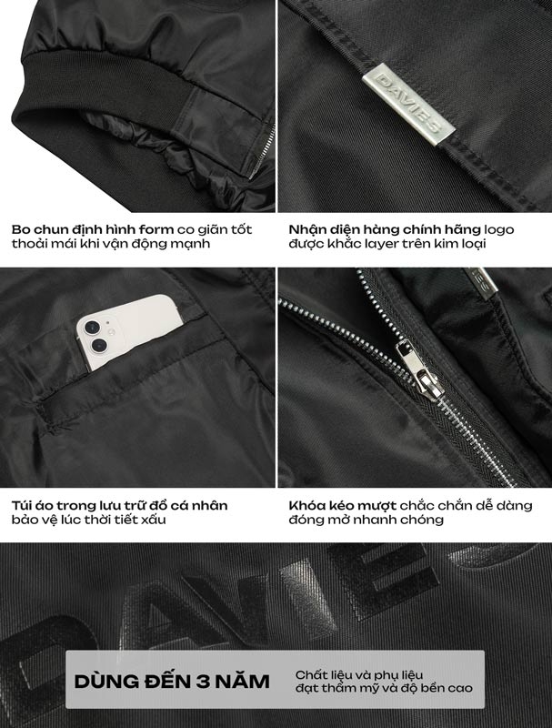 DSW Crop Bomber Jacket Classy 2.0