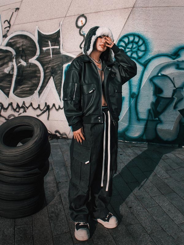 DSW Double Box Bomber Jacket
