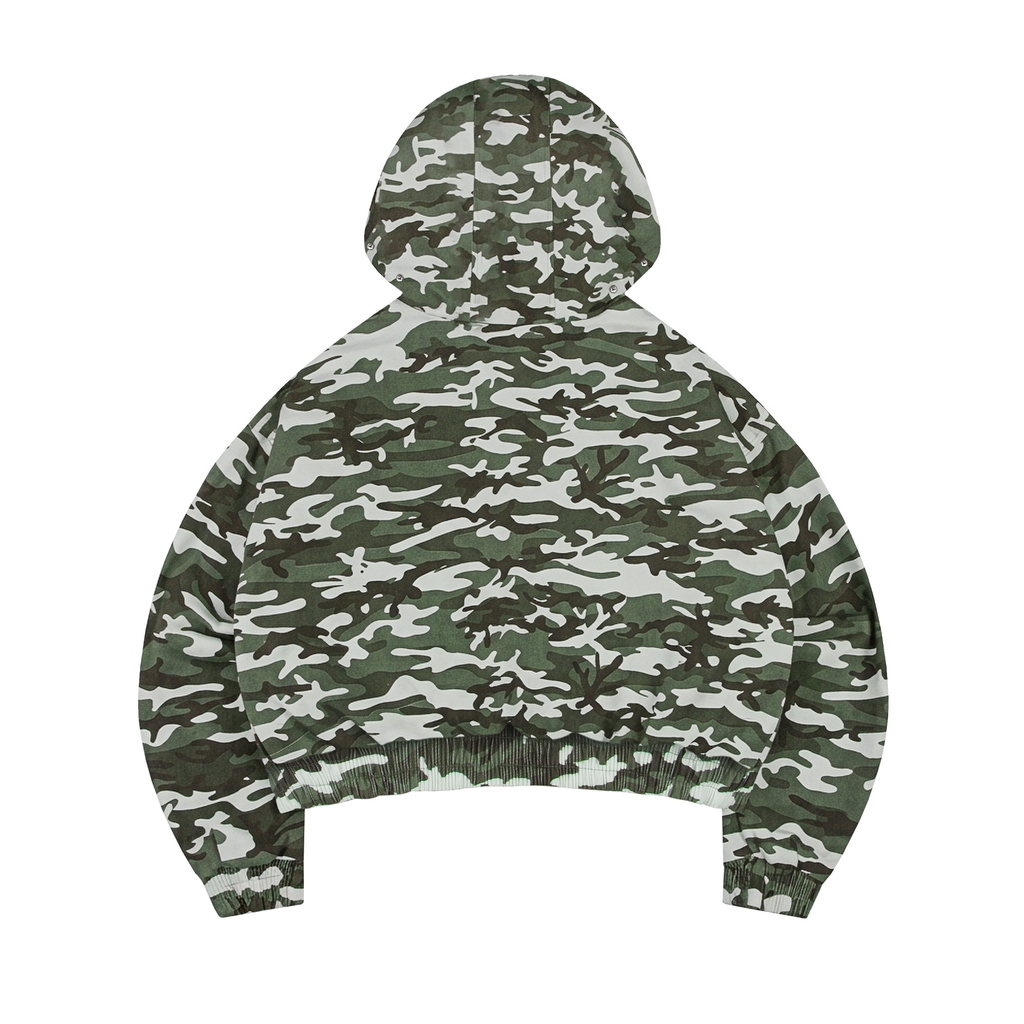 DSW Obscure Cloak Hooded Jacket - Camo xanh