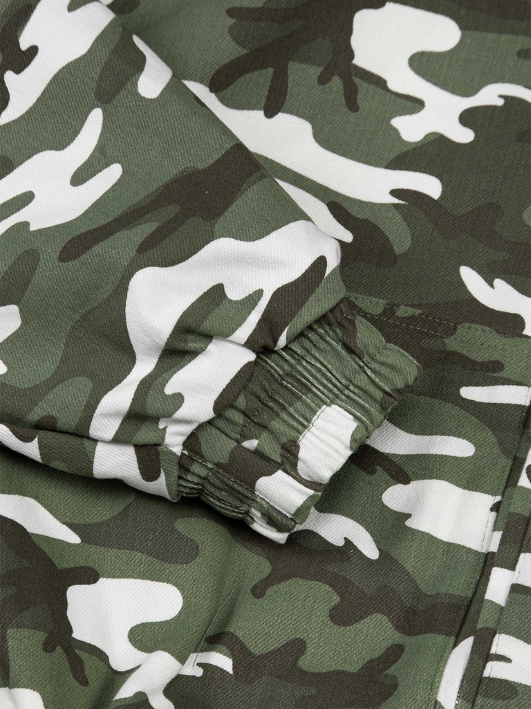 DSW Obscure Cloak Hooded Jacket - Camo xanh