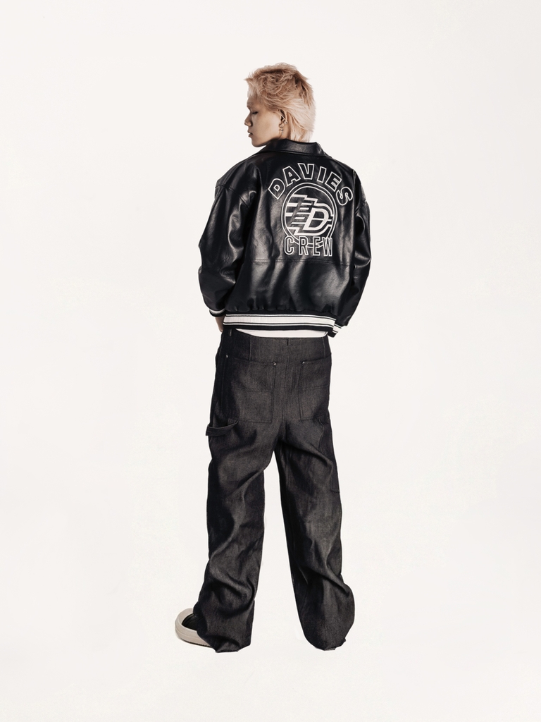 DSW Crew Varsity Leather Jacket