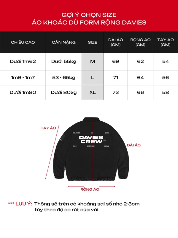 DSW Jacket DAVIES Crew