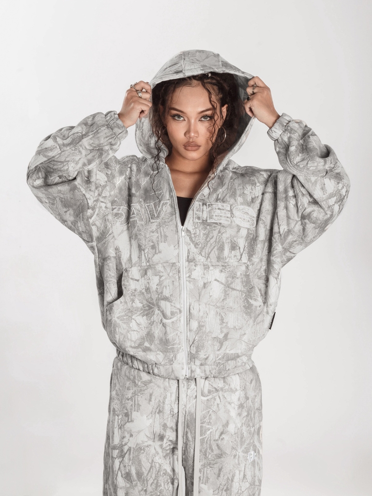 DSW Commando Hoodie Zip - Xám đậm