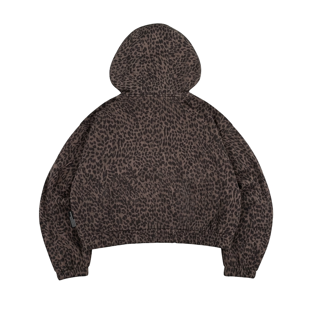 DSW Commando Hoodie Zip - Leopard