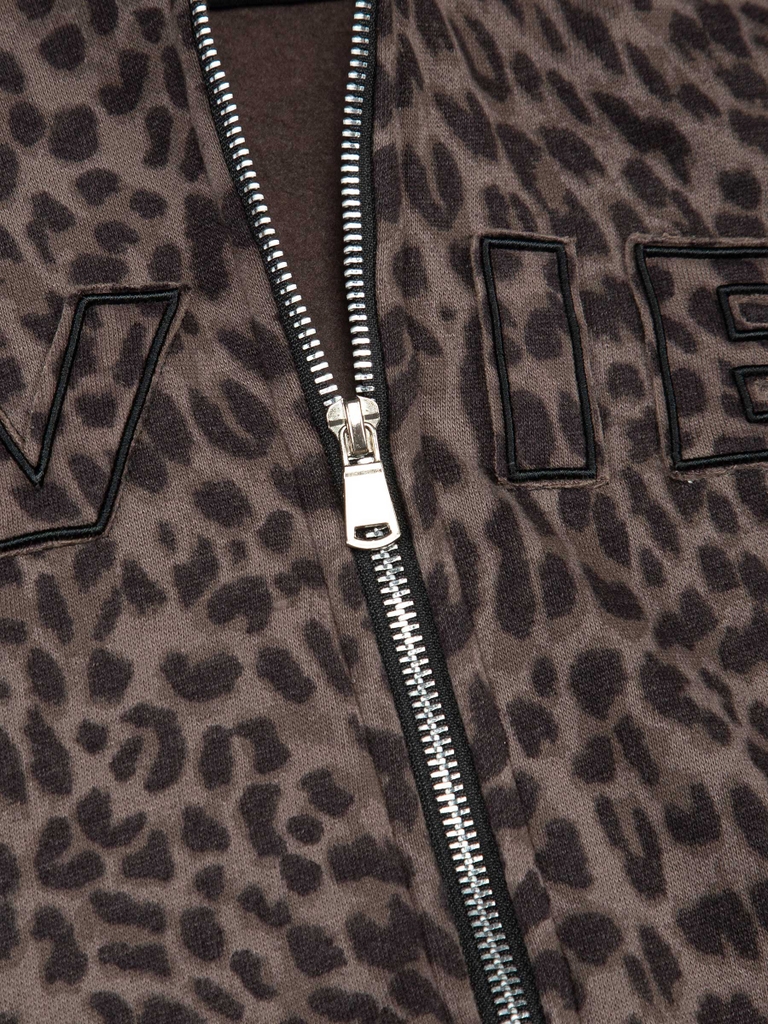DSW Commando Hoodie Zip - Leopard