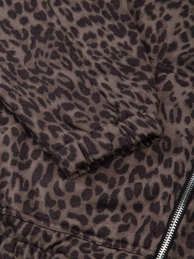 DSW Commando Hoodie Zip - Leopard