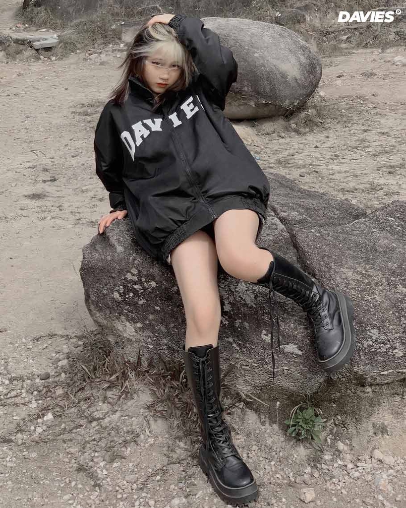 D23-AK4 Label Cotton-padded Jacket