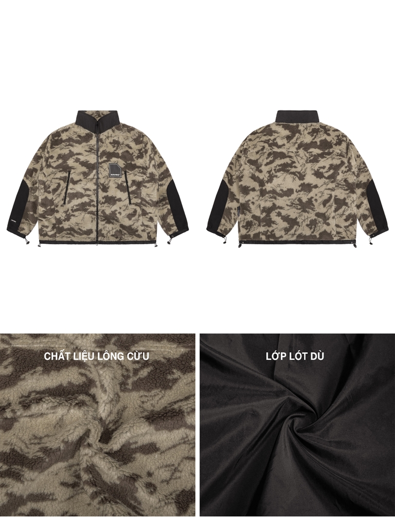 DSW Fleece Zip-Up Jacket