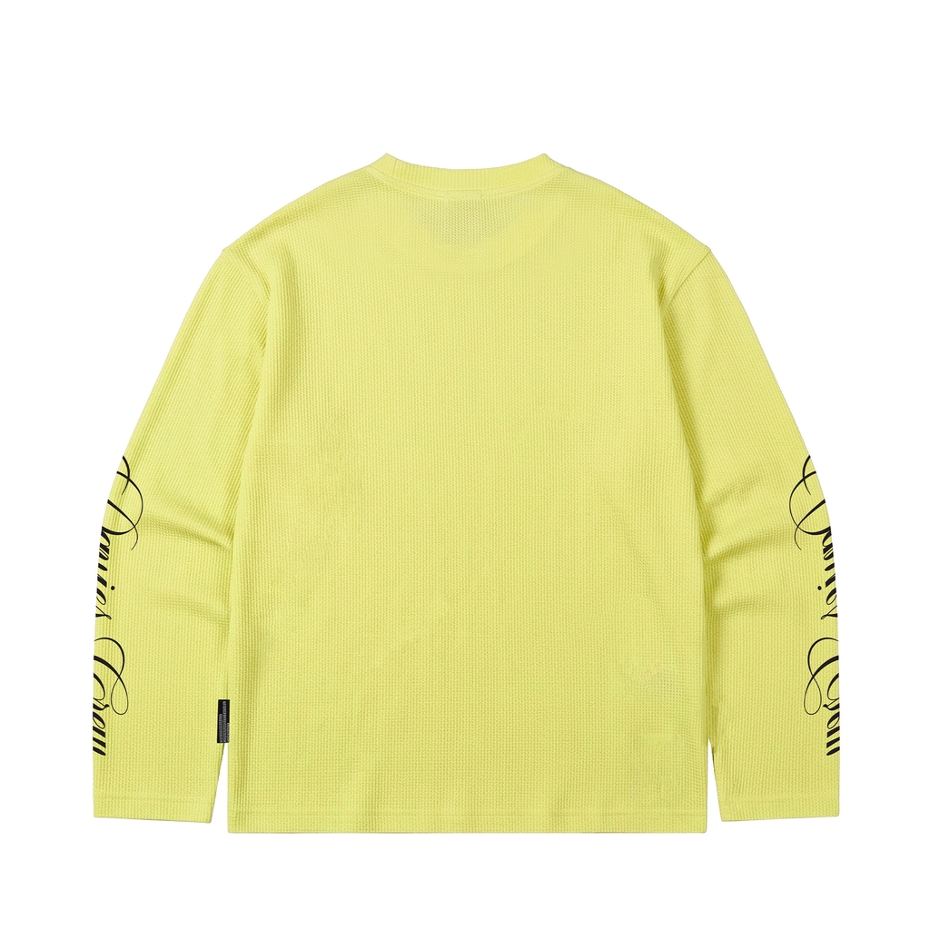 DSW Neon Waffle Long Sleeve Tee