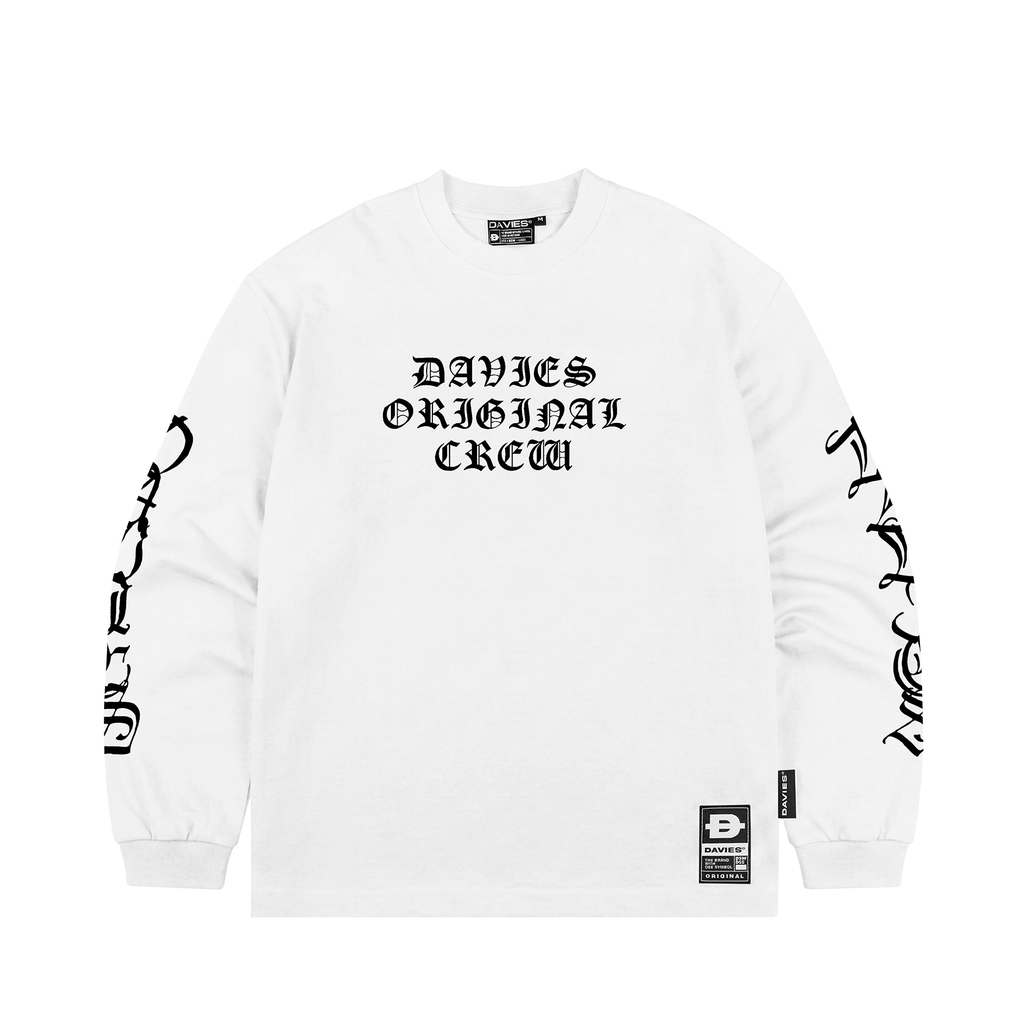 DSW Vesper Runes Regular Long Sleeve Tee - Trắng