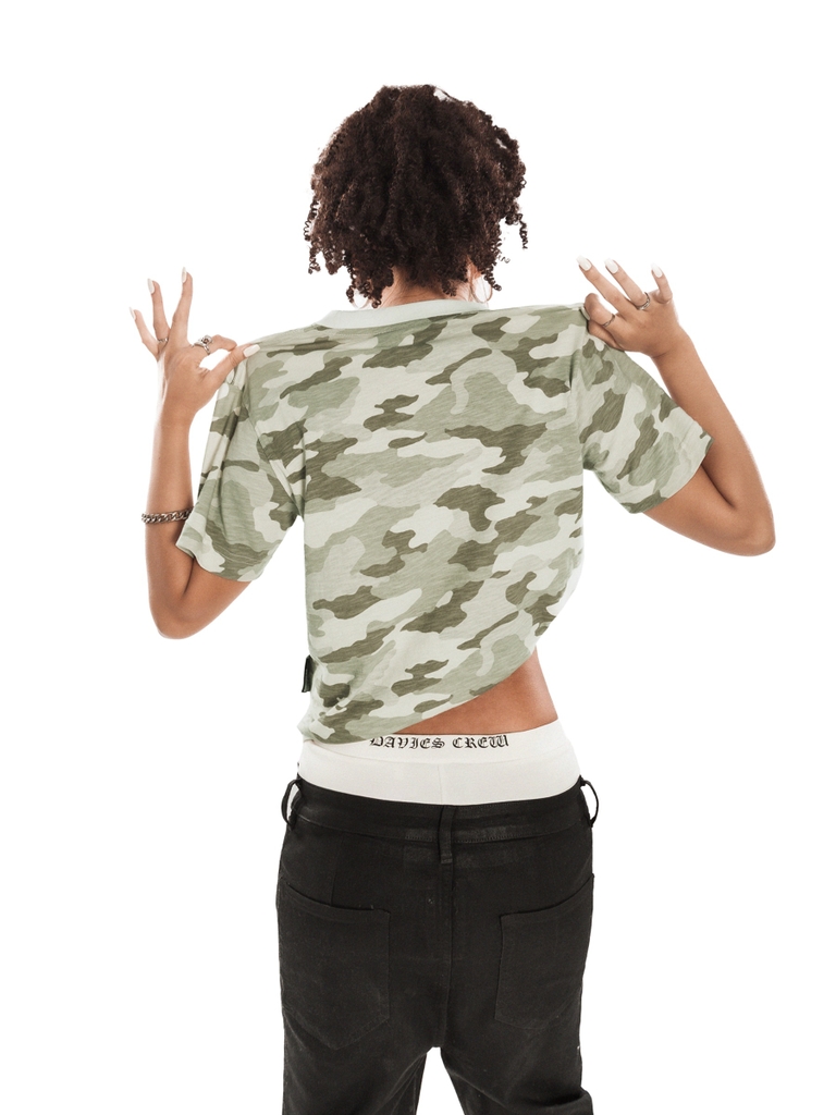 DSW Textured Slub Tee - Camo