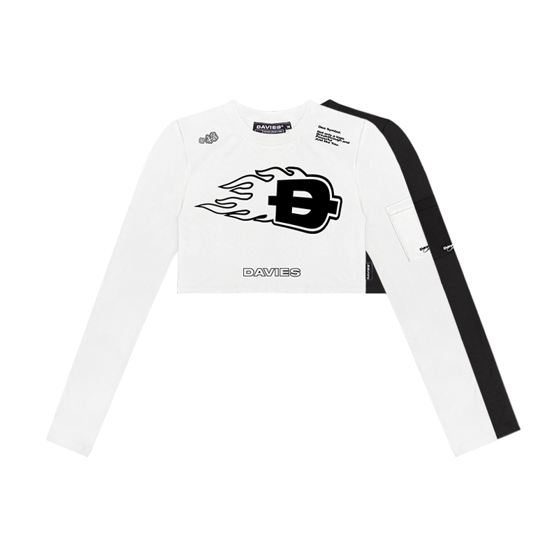 DSS Long Sleeve Croptop Drift Tee