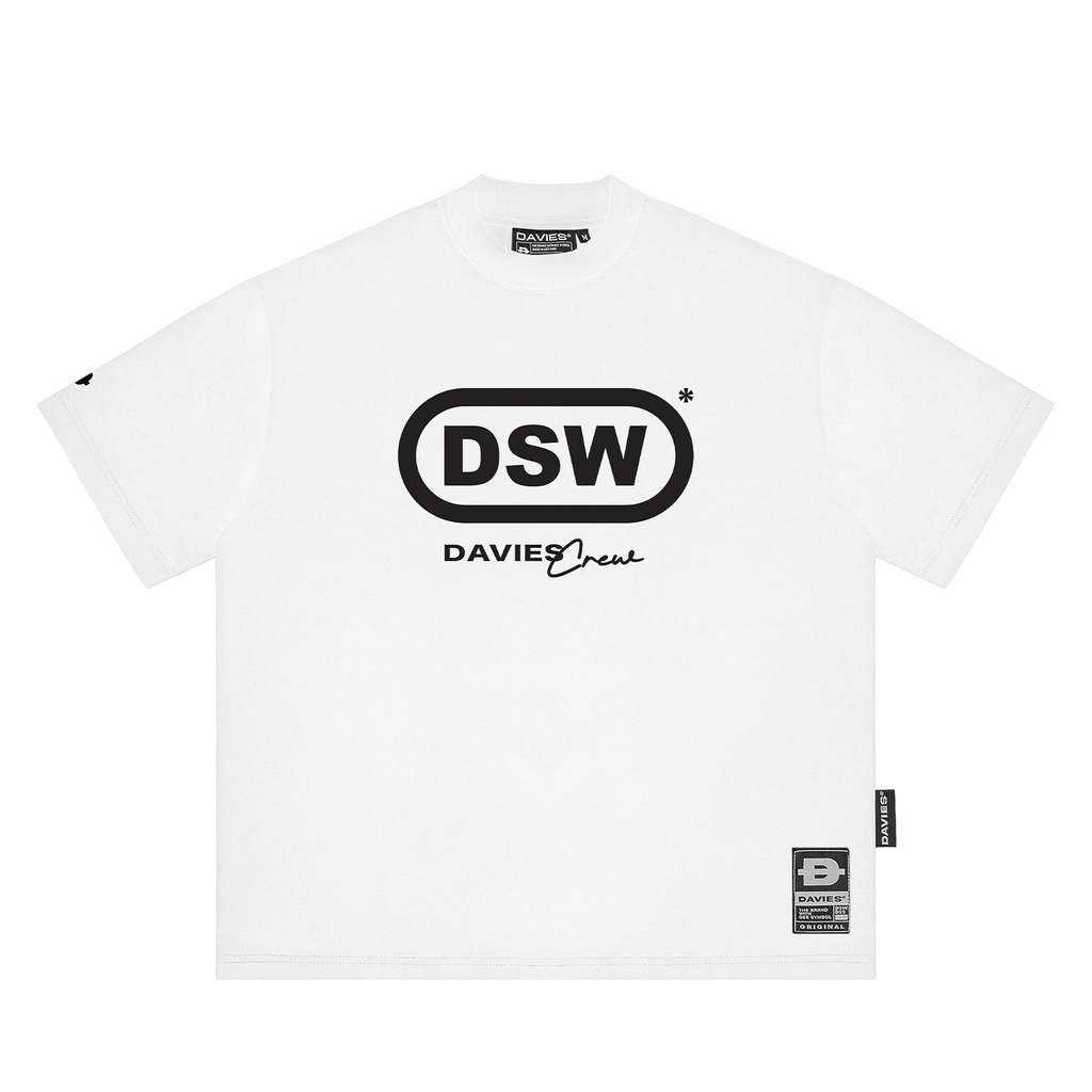 DSW Cipher Tee - Trắng