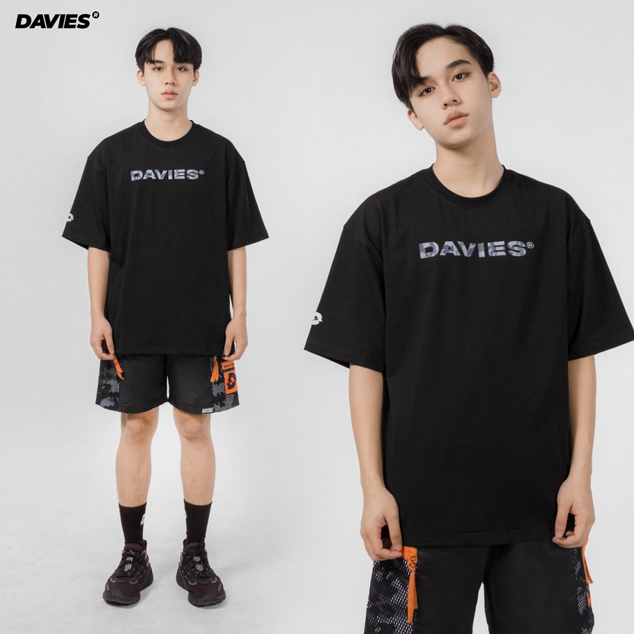 DSW Tee Camou Type Logo - Black