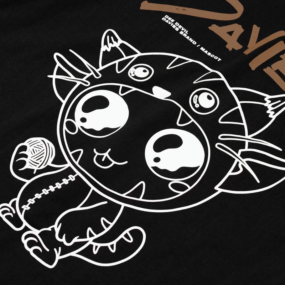 DSW Tee D Devil Mascot-Đen
