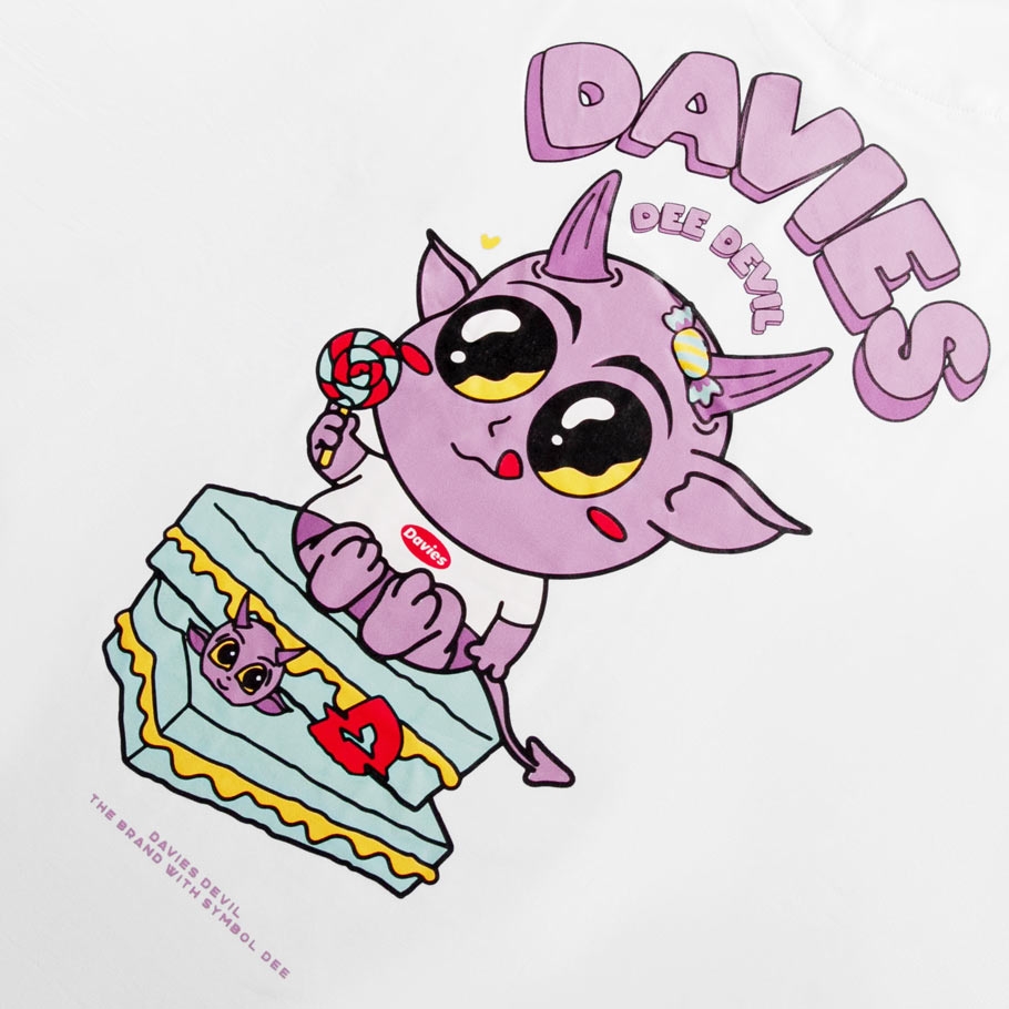 DSW Tee Devil's Cake-Trắng