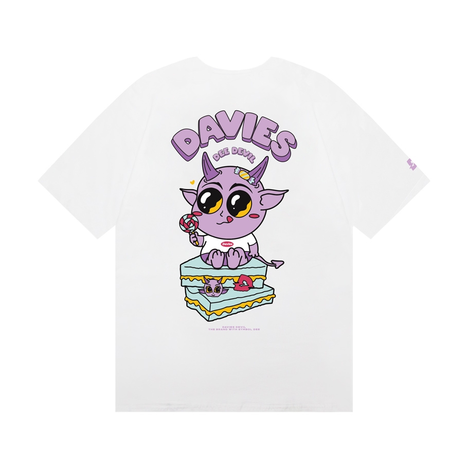 DSW Tee Devil's Cake-Trắng