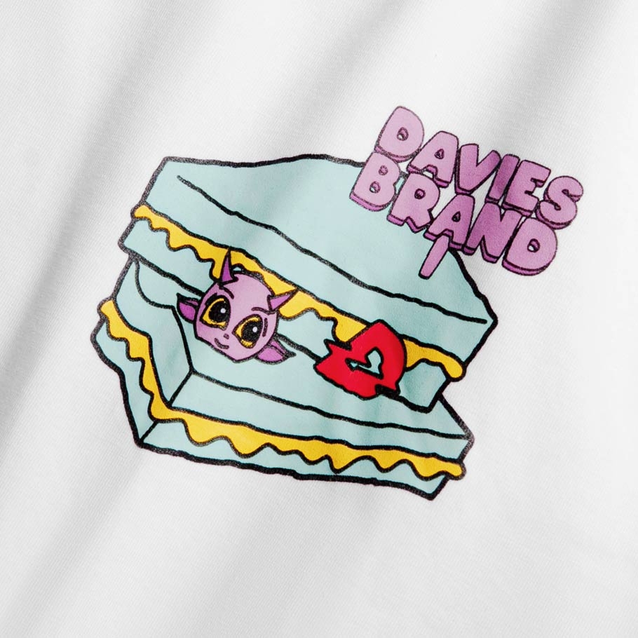 DSW Tee Devil's Cake-Trắng