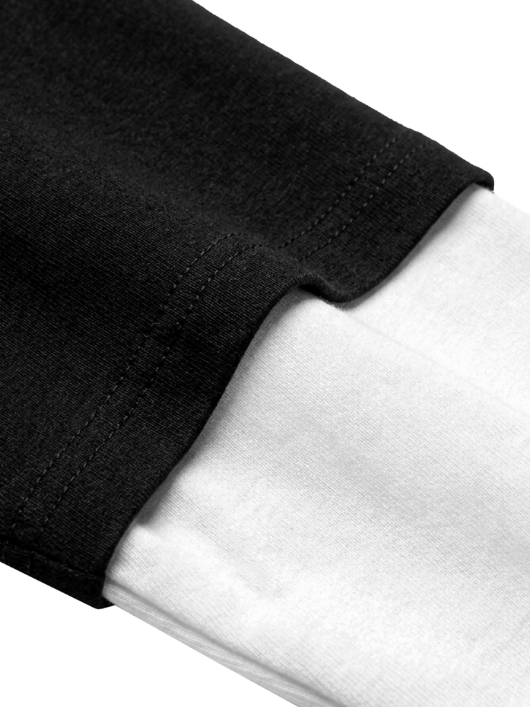 DSW Obsidian Double Layer Long Sleeve Tee