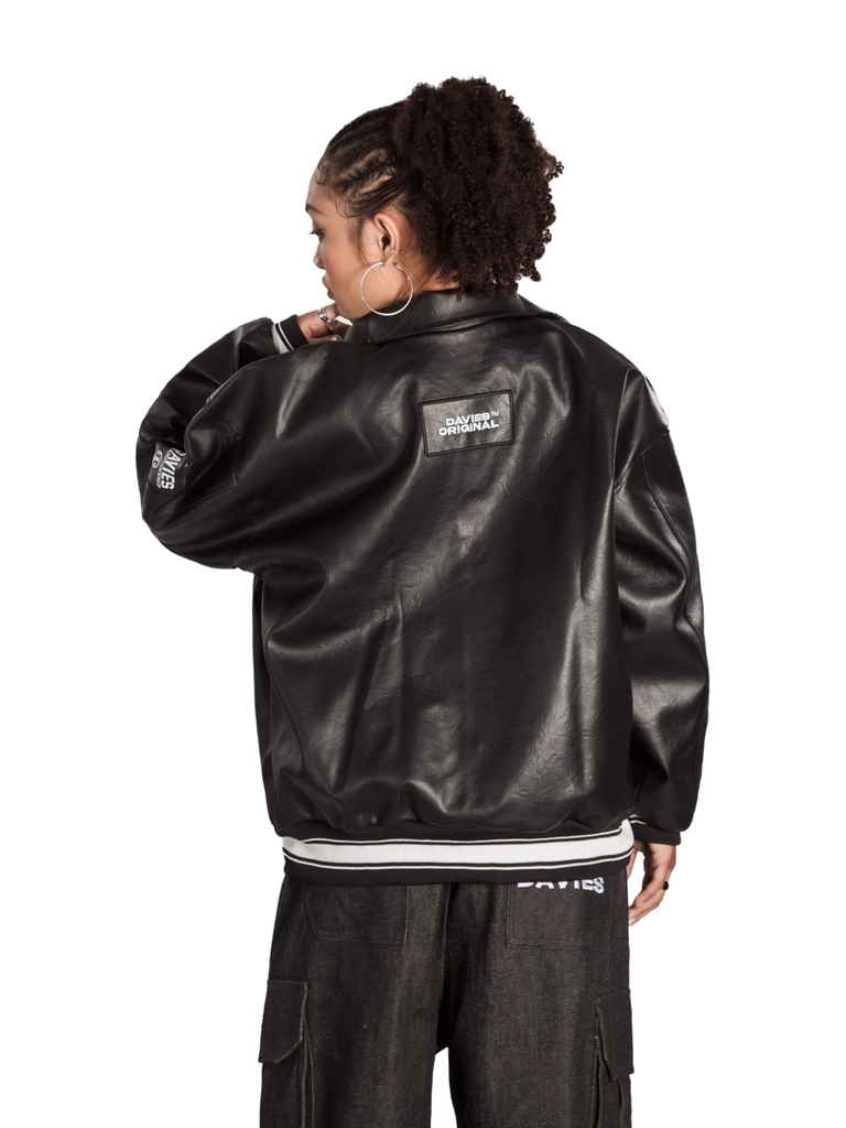 DSW Varsity Leather Jacket