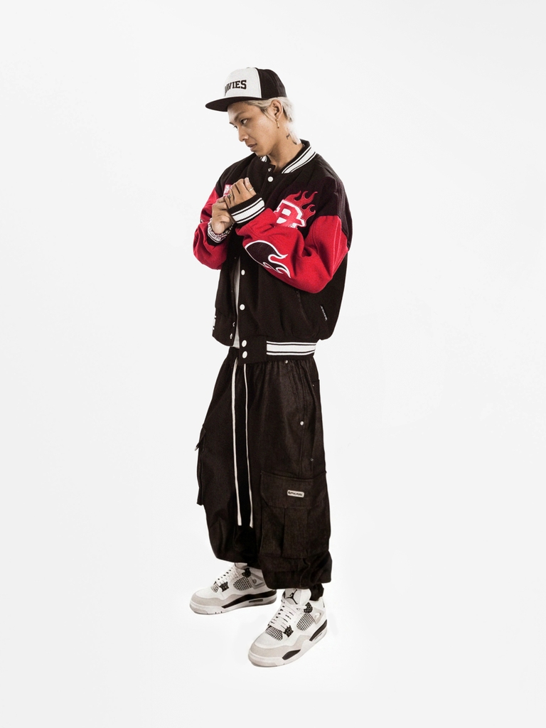 DSW Camping Club Bomber Varsity Jacket