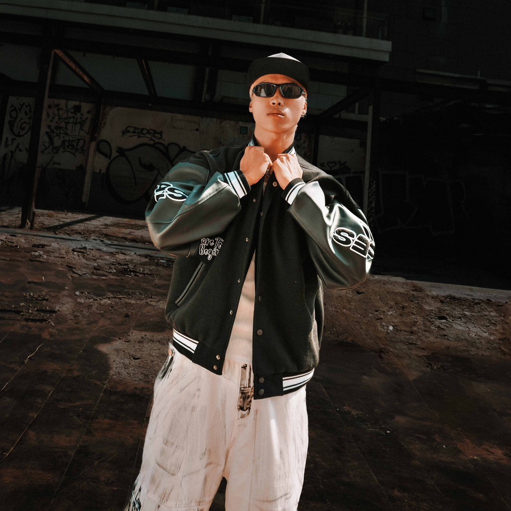 DSW Statement Bomber Varsity Jacket