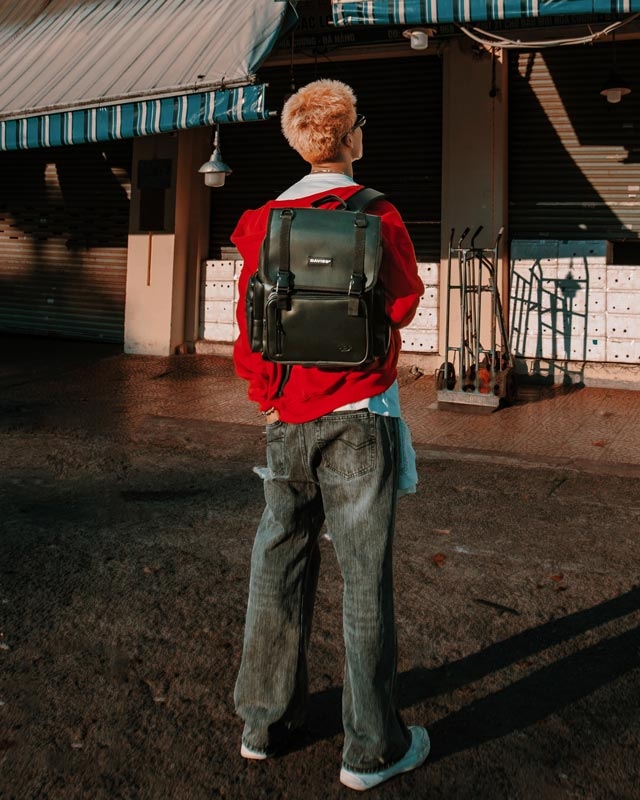D-P35 Leather Backpack Box
