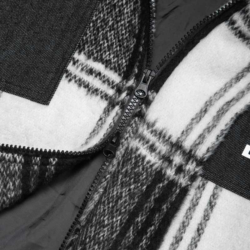DSW Flannel Denim Hybrid Jacket