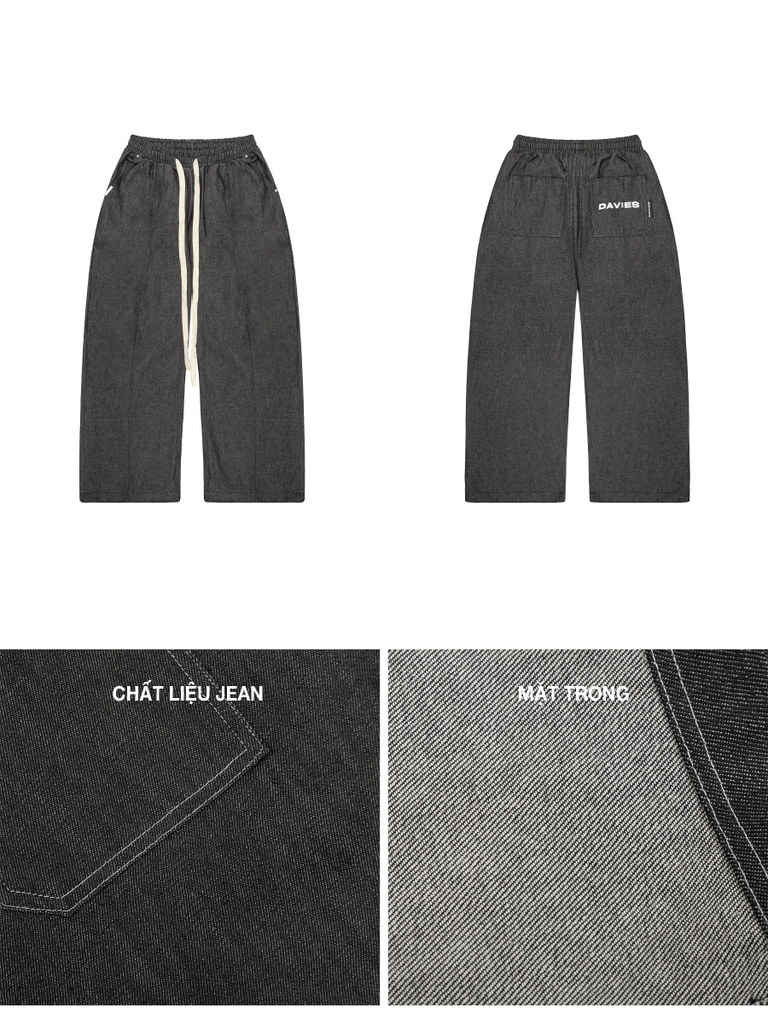 DSW Denim Piping Pants