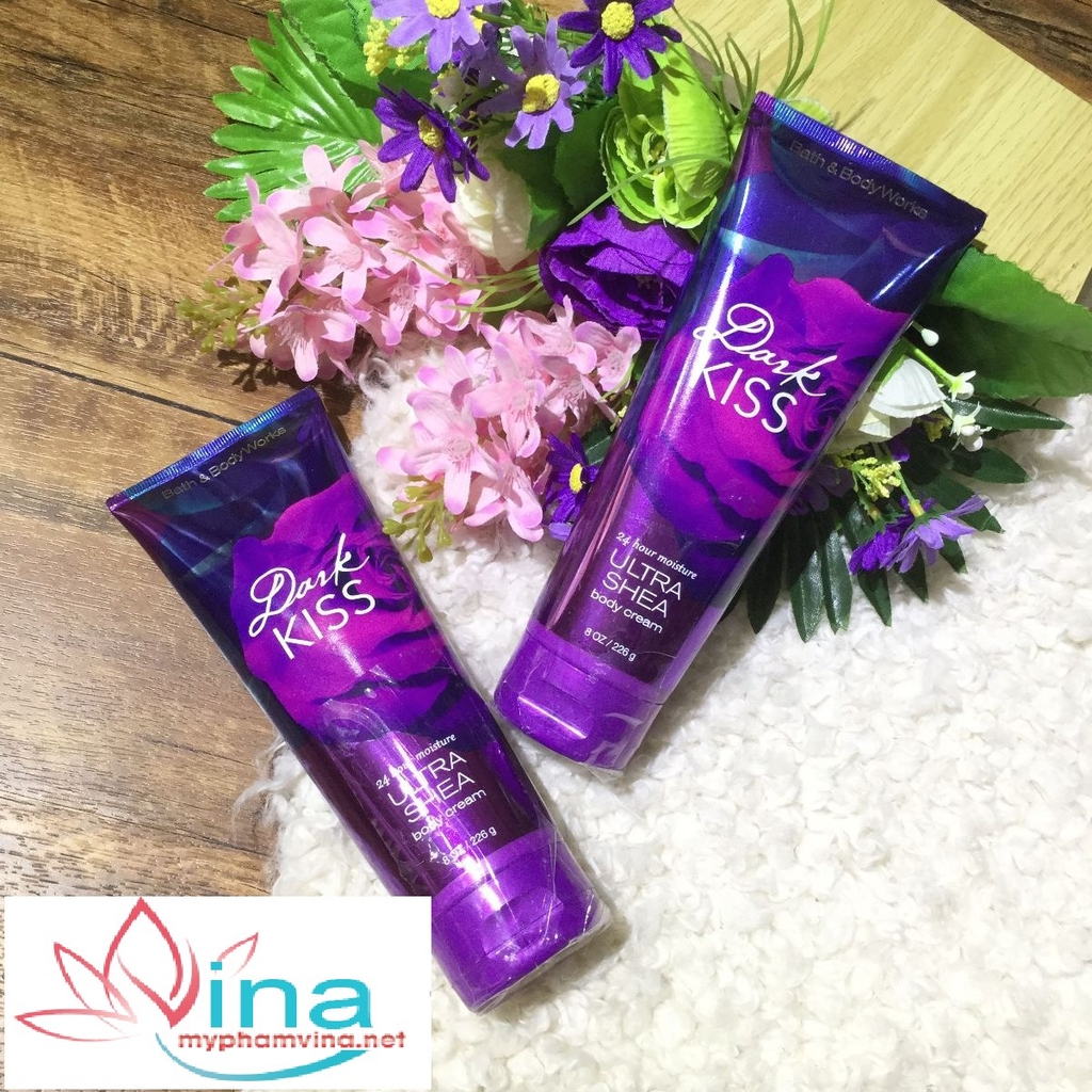Kem dưỡng thể Bath & Body Works Dark Kiss Ultra Shea Body Cream Mỹ Phẩm