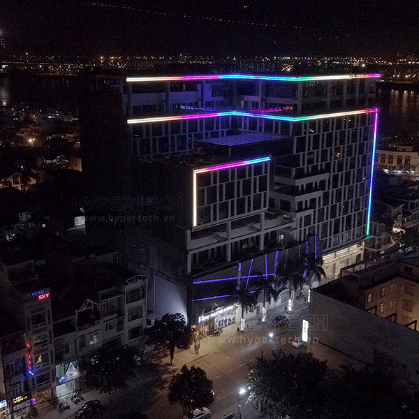 LED trang trí tòa nhà | New Orient Hotel