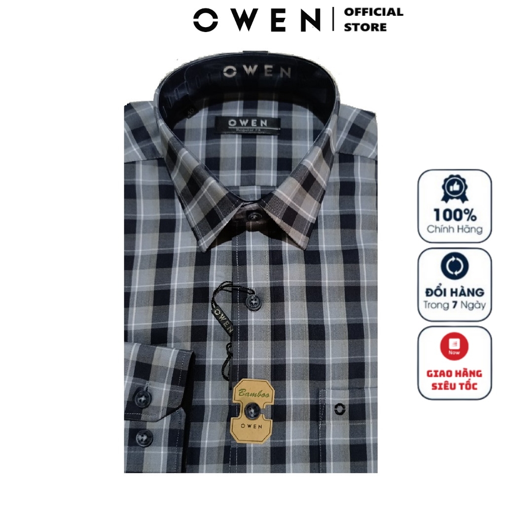 Giá áo sơ mi nam Owen dưới 500000đ chống nhăn dễ ủi thích hợp thời trang  công sở dành cho nam
