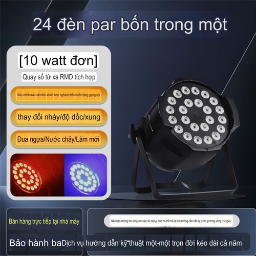 Đèn par led 24x10w pro nặng gần 4kg dây dài 3m CÔNG TY TNHH XNK LCC ...