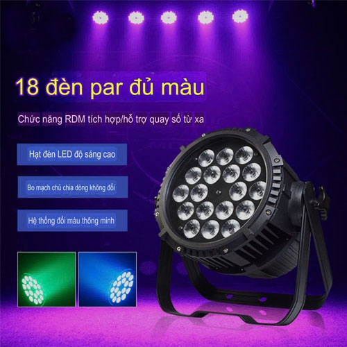 Đèn par led 18x12w ngoài trời, chống nước lcc lighting CÔNG TY TNHH XNK ...