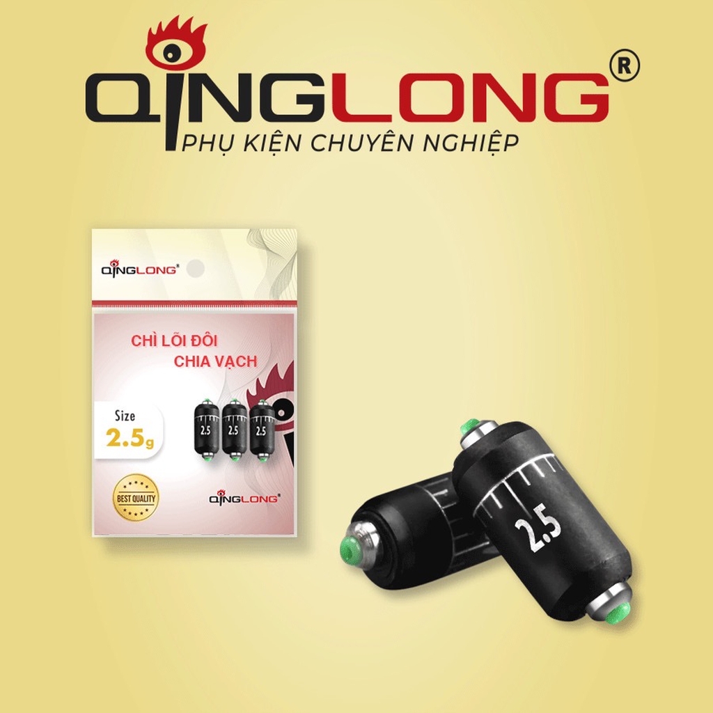 Chì lõi đôi chia vạch QingLong (4Gr_5Gr_6Gr)