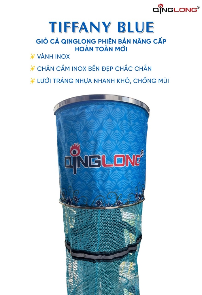 Giỏ cá QL Inox 3 Màu