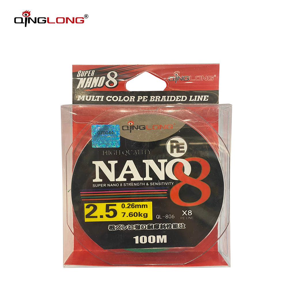 Dù QingLong Nano 8 Sợi 100M Màu Vàng