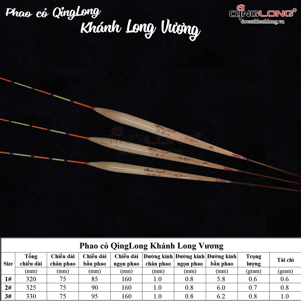 Phao cỏ QingLong “Khánh Long Vương”
