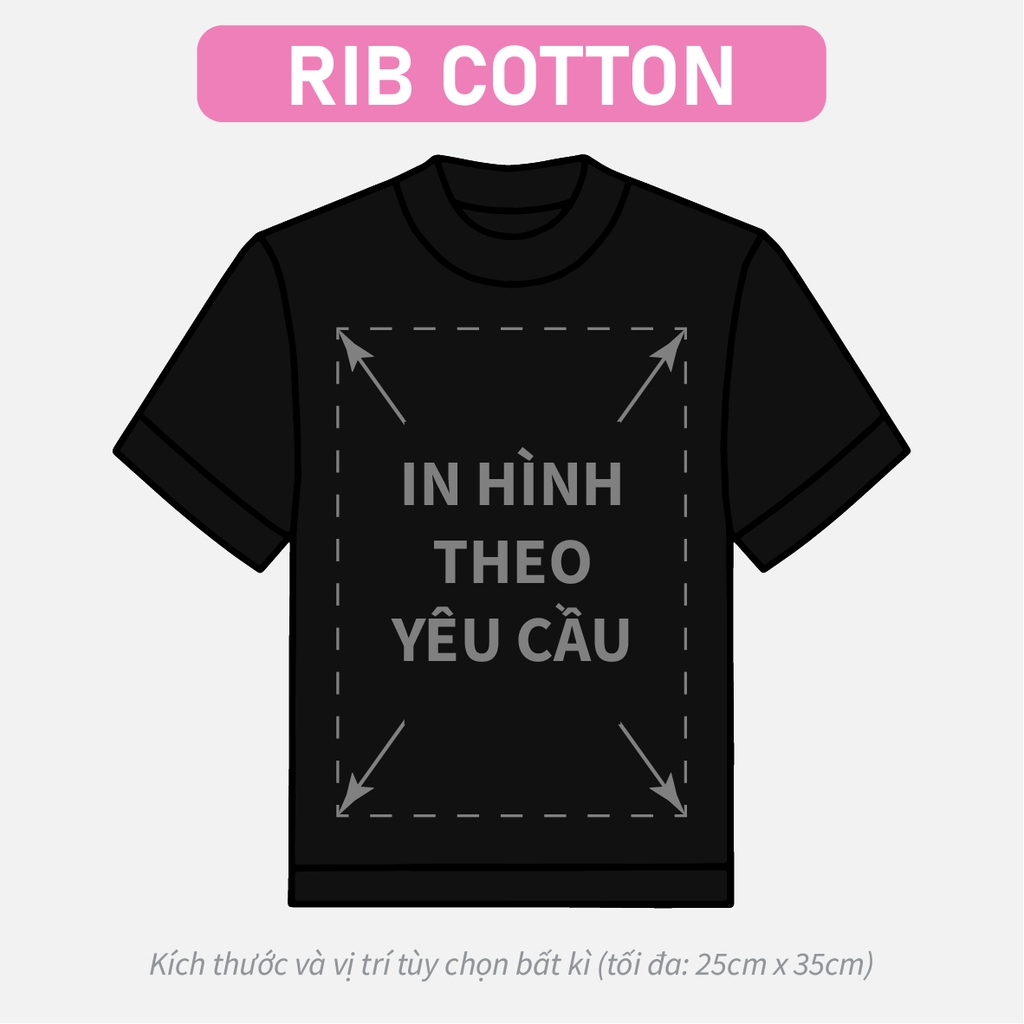 ÁO NỮ PHOM BABY TEE ĐEN [RIB COTTON]_IN LẺ THEO YÊU CẦU
