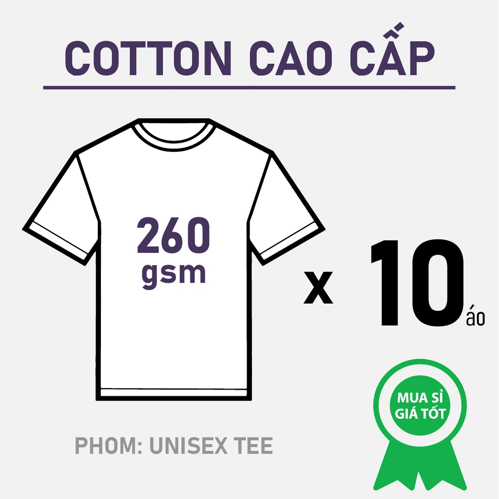 SỈ PHÔI ÁO THUN [COTTON CAO CẤP] PHOM UNISEX TEE_CÔNG NGHỆ COOL-TECH SIÊU MÁT