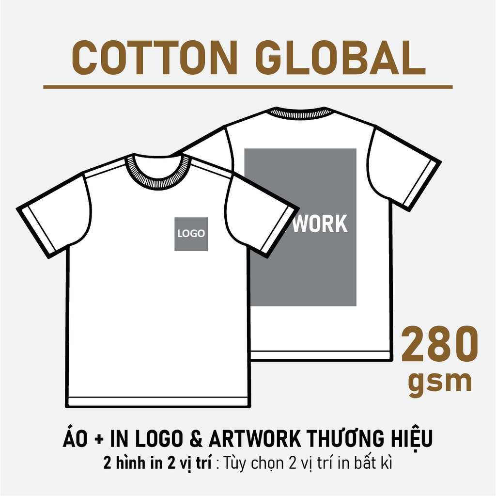 SỈ PHÔI ÁO+IN [COTTON GLOBAL] PHOM REGULAR OVERSIZED TEE_IN 2 MẶT