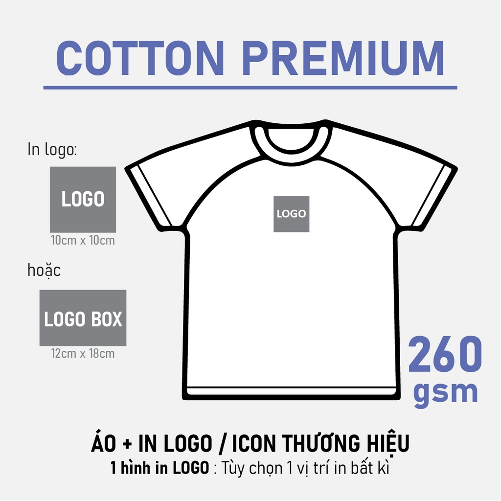 SỈ PHÔI ÁO+IN [COTTON PREMIUM] PHOM RAPLAN BOXY-FIT TEE_IN LOGO (10 X 10CM)