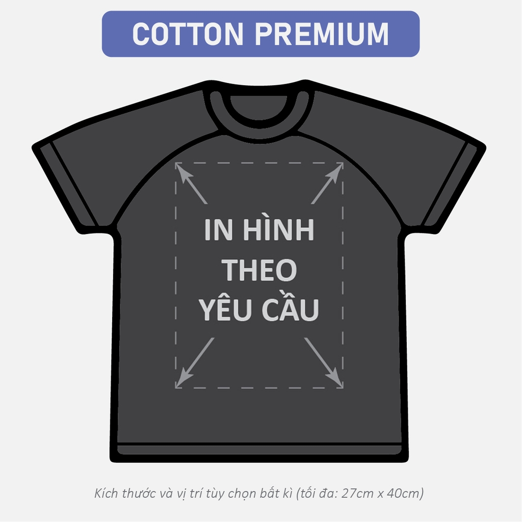 ÁO THUN ĐEN PHOM RAPLAN BOXY-FIT TEE [COTTON PREMIUM]_IN LẺ THEO YÊU CẦU