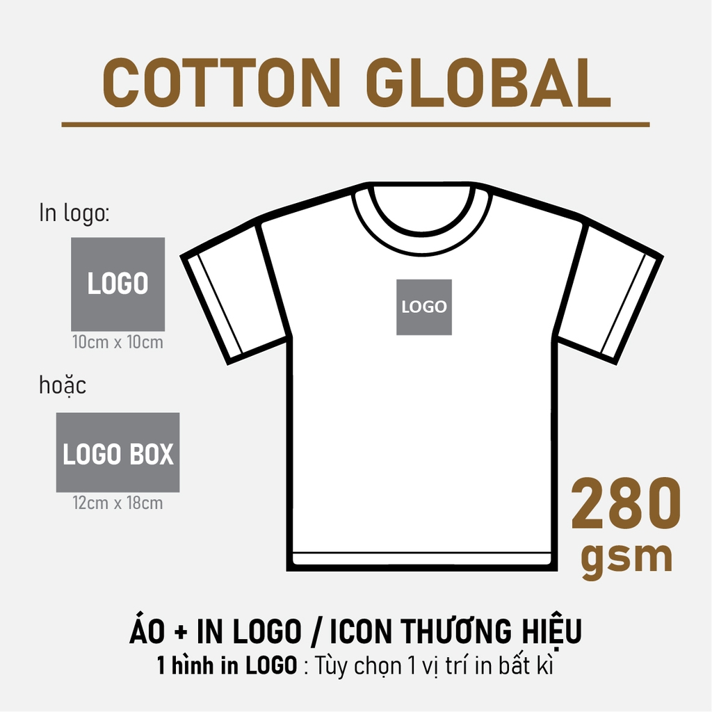 SỈ PHÔI ÁO+IN PHOM BOXY OVERSIZED TEE [COTTON GLOBAL]_IN LOGO (10 X 10CM)