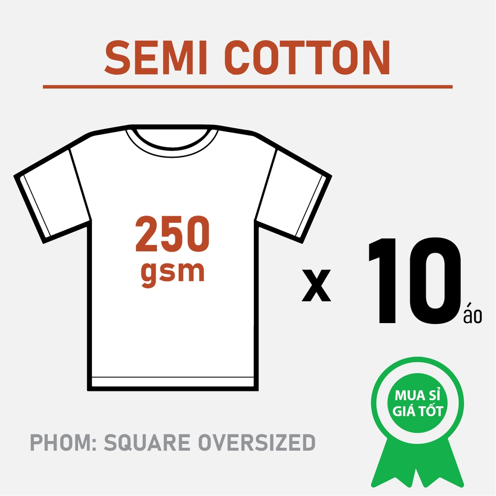 SỈ PHÔI ÁO THUN PHOM SQUARE OVERSIZED TEE [SEMI COTTON]_TIÊU CHUẨN THỜI TRANG