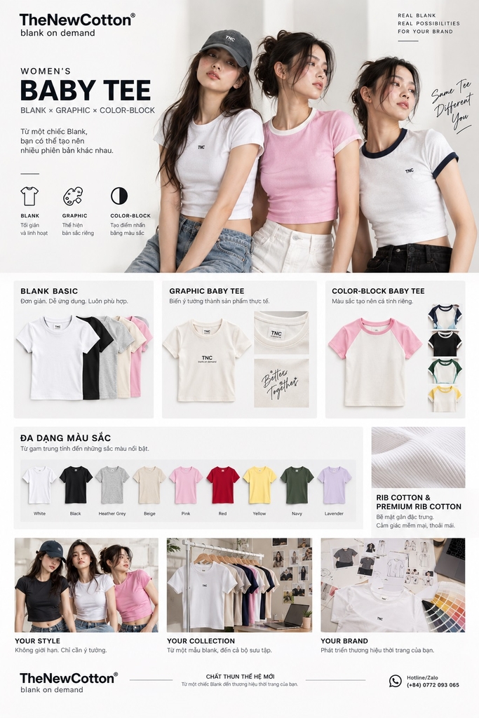 PREMIUM RIBCOTTON 230GSM (Female Fit)