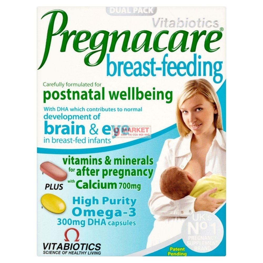 Vien Uống Lợi Sữa Vitabiotics Pregnacare Breastfeeding Danh Cho Ba Mẹ Sau Sinh Va Cho Con Bu 9 Market Vien Uống Lợi Sữa Vitabiotics Pregnacare Breastfeeding Danh Cho Ba Mẹ Sau Sinh Va Cho Con Bu 9 Market