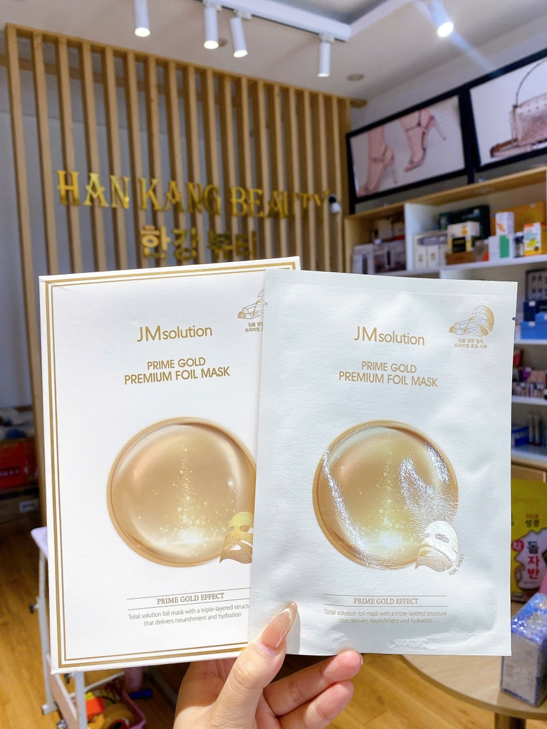 Mặt nạ tinh chất vàng nâng cơ, chống lão hóa  JM Solution Prime Gold Intensive Mask 30ml * 5 miếng