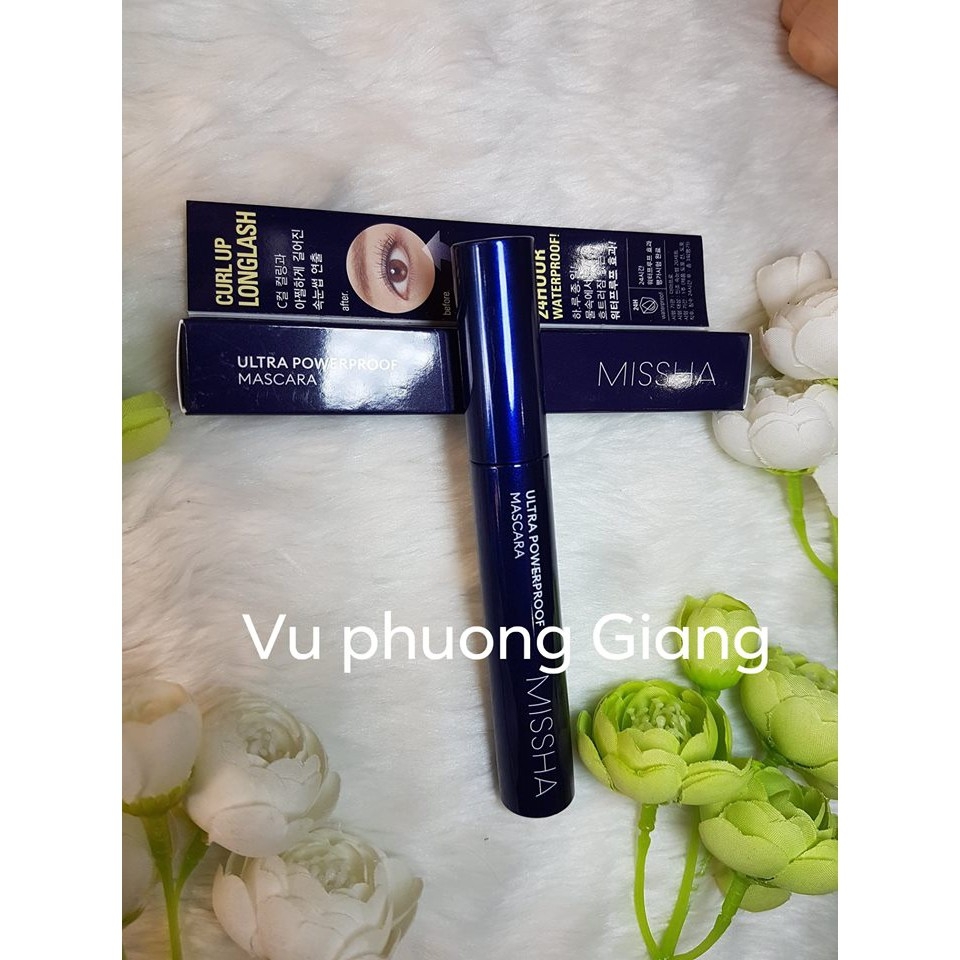 Mascara Ultra Powerproof Missha ( Cong, dầy mi chống nước )