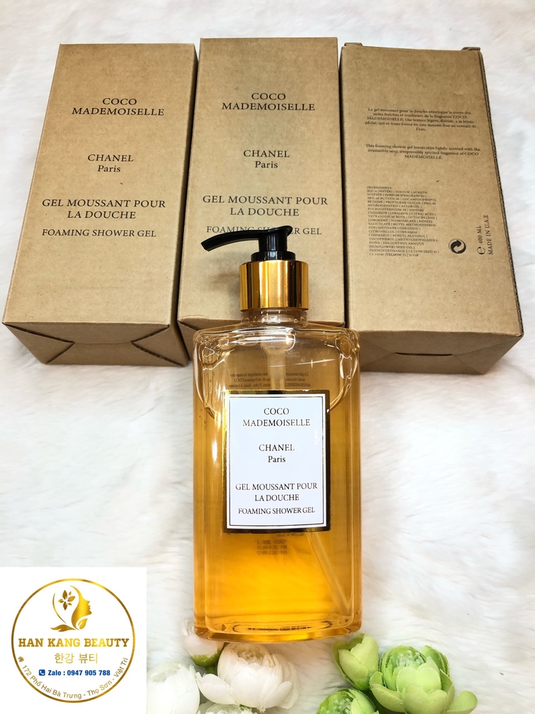Sữa tắm hương nước hoa Coco Mademoiselle Chanel Gel Moussant Pour La Douche Foaming Shower Gel 400ml